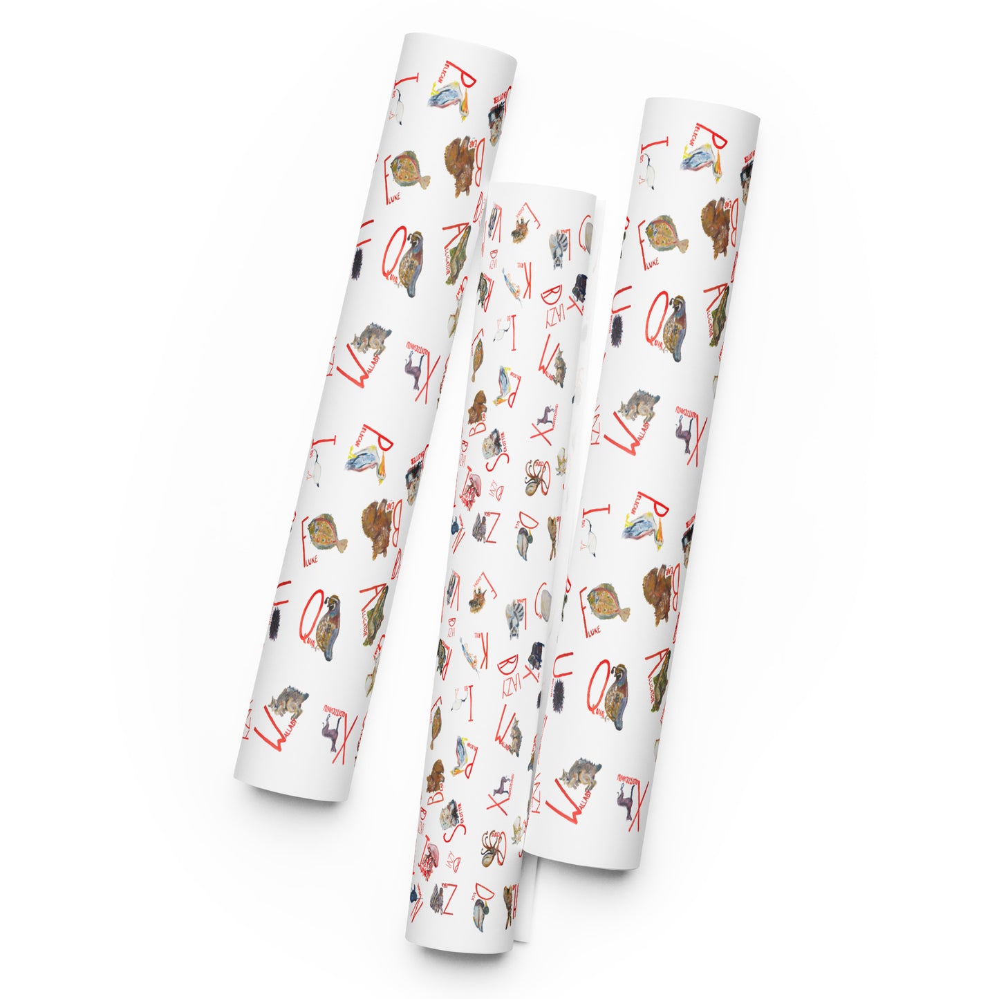 Animal Alphabet Wrapping paper