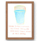 Drink so much water you'l be sick and then drink some more