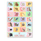 Animal Alphabet Pastel Art Print | Hand-Painted Nursery Poster | A1 A2 A3 | McBs