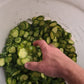 Crinkle Cut Dill and Vine Leaf Pickles