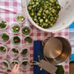 Crinkle Cut Dill and Vine Leaf Pickles