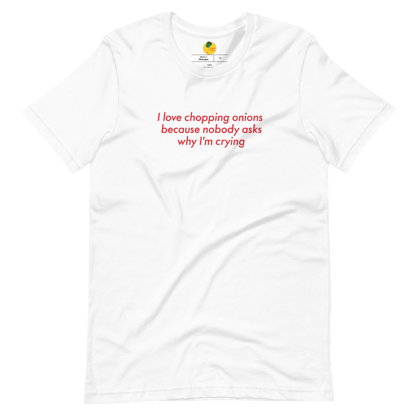 I Love Chopping Onions T-Shirt | Text Only